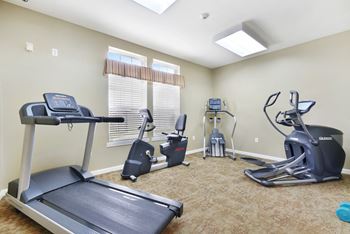 Our apartments have a gym with plenty of equipment