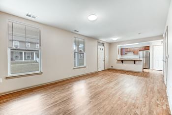 Two bedroom townhouse floor plan