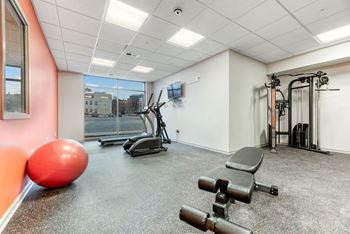 Resident  fitness center with updated equipment