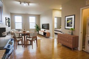 Sharon apartment for rent - Bright And Open Dining Area With Hardwood Floors.