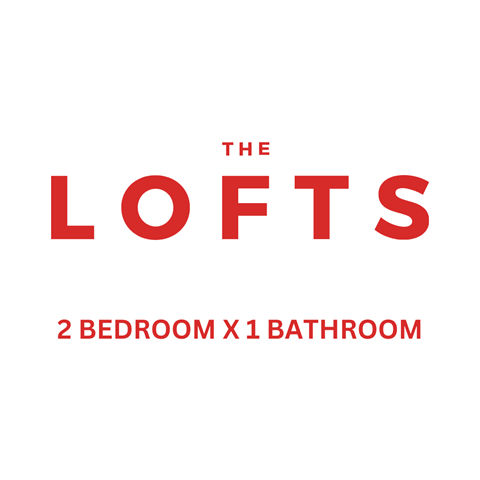 Floor plan for 2 beds, 1 bath, 840 sqft