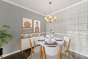 San Marcos apartment for rent - Renovated Style 1 Dining Room Staged