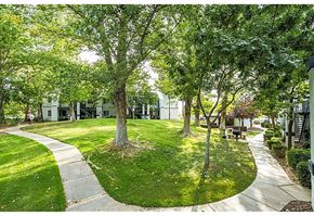 Sierra Vista apartment for rent - a grassy area with trees and buildings in the background