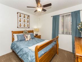 Flagstaff apartment for rent - Bedroom With Ceiling Fan at Butterfield Apartments, Flagstaff, AZ 86004
