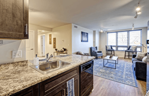 New Britain apartment for rent - Kitchen/Living Room