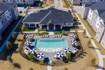 Community building and pool