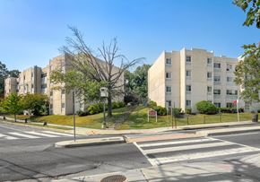 Washington apartment for rent - Street View of a residential area at Highland Terrace Apartments, Washington, DC
