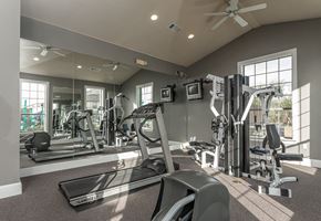 San Antonio apartment for rent - Fitness Studio at Marshall Meadows Apartment Homes, San Antonio, Texas