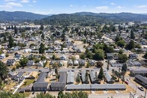 Kelso triplex for rent - arial view of the city of sierra vista