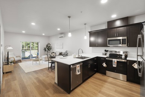 Floor plan for 2 beds, 2 baths, 1061 sqft