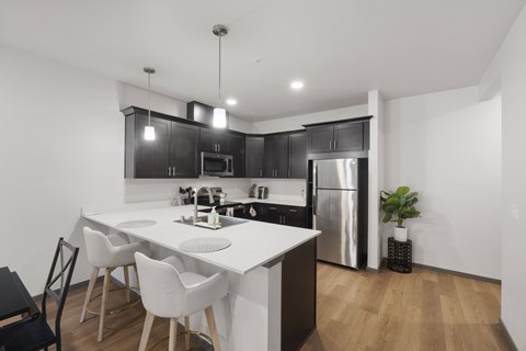 Floor plan for 2 beds, 2 baths, 1061 sqft