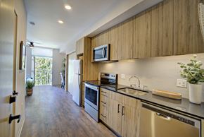 Lacey apartment for rent - Kitchen cabinets at The Hub, Lacey, WA, 98503