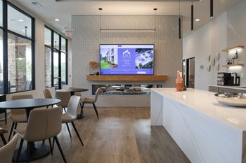 Clubhouse with tv
