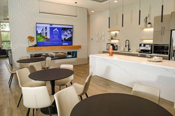 Clubhouse with coffee bar