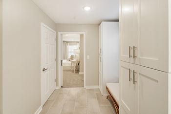 Extra storage and sitting bench