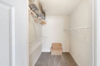 Our apartments offer a spacious walk in closet