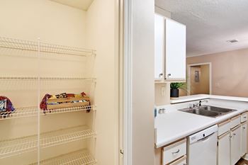 Dishwasher and pantry