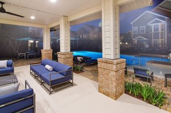 Poolside lounge