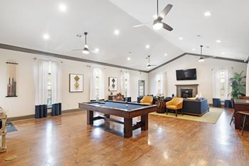 Billiards in clubhouse