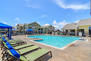 Swimming pool and relaxing area