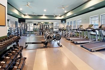 Fitness center with cardio equipment