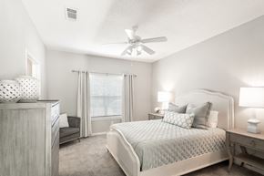 Biloxi apartment for rent - Well Decorated Bedroom With Plenty Of Natural Lights at Lagniappe of Biloxi Apartment Homes, Biloxi, MS, 39532