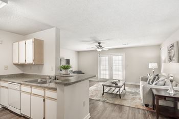 The preserve at ballantyne commons living room and kitchen