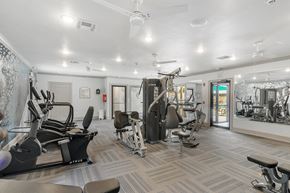 Hattiesburg apartment for rent - a gym with treadmills  at Parkwest Apartment Homes, Hattiesburg, MS, 39402