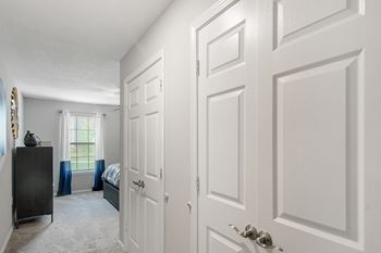 Closets in bedroom 