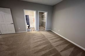 Flowood apartment for rent - Bedroom with Bathroom and Walk In Closet at Carlton Park Apartment Homes, MS, 39232