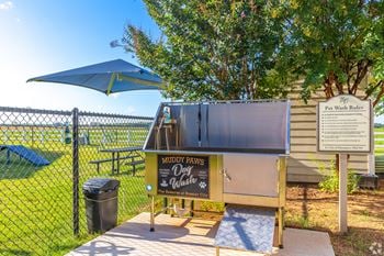 Pet washing station