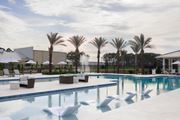 Santa Rosa Beach apartment for rent - Resort style pool and chairs at Saltaire Apartment Homes in Santa Rosa Beach, FL