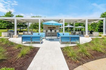 Outdoor lounge area