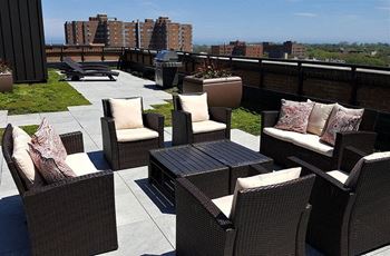 Rooftop patio