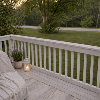 Large patio/balcony