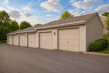 Complimentary parking with garages available for rent