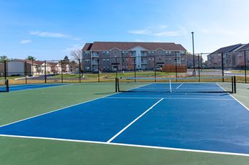 A tennis court 