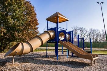 Secured play area at waterstone place apartments, indianapolis