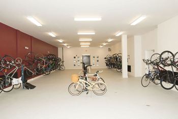 Secured bike storage