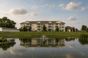 On-site, stocked fishing pond