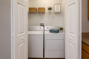 Full size washer and dryer
