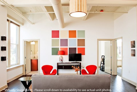 Floor plan for 1 bed, 1 bath, 896 sqft