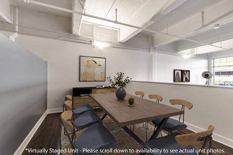 Floor plan for 1 bed, 1.5 baths, 1069 sqft