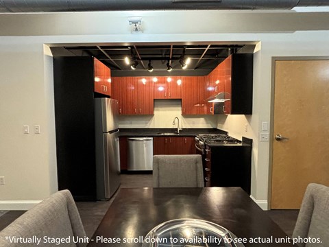 Floor plan for 1 bed, 1 bath, 1258 sqft