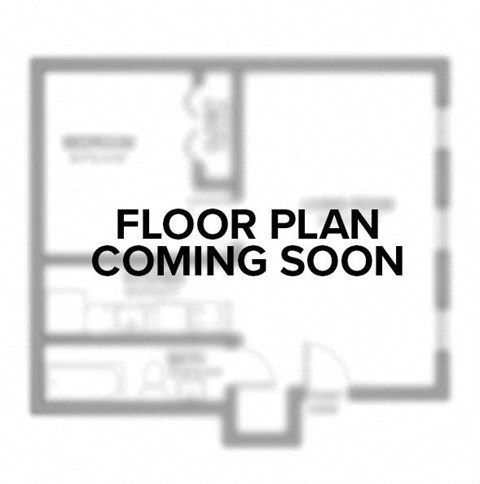 Floor plan for 1 bed, 1 bath, 630 sqft
