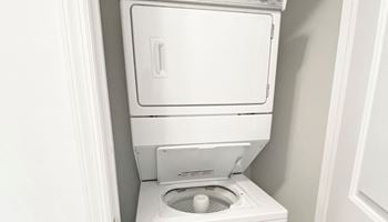 A washer and dryer