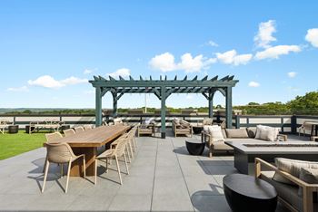 Rooftop community deck