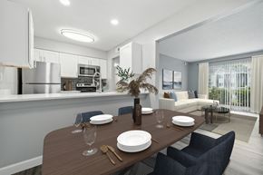 Indianapolis apartment for rent - Dining Room at Hanna Village, Indianapolis, IN 46227