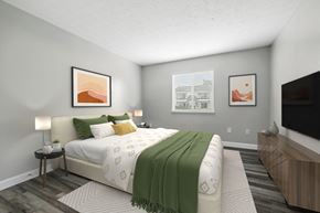 Indianapolis apartment for rent - Large Bedroom at Hanna Village, Indianapolis