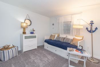 Carpeted living area